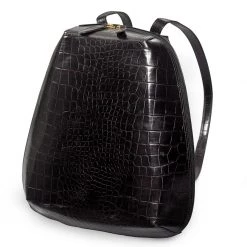Scully & Scully Crocodile Embossed Leather Bags Black -Home Decor Shop unnamed file 2358