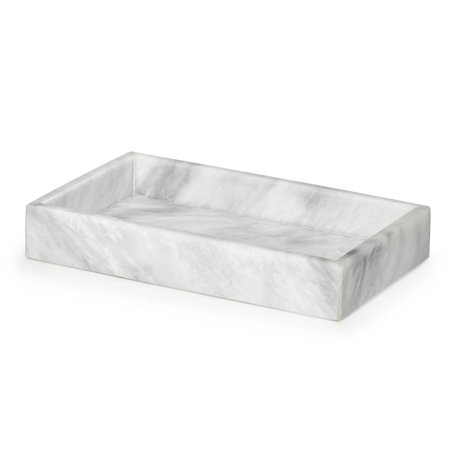 Scully & Scully Eris Pearl White Marble Bath Accessories 1 Scully & Scully Eris Pearl White Marble Bath Accessories