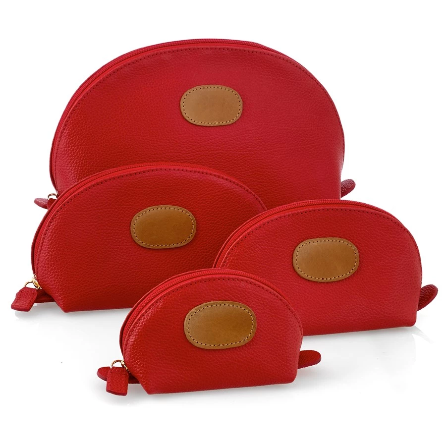 Scully & Scully Leather Four-Piece Nesting Pouch Set 2 Scully & Scully Leather Four-Piece Nesting Pouch Set - Image 2