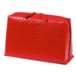 Scully & Scully Crocodile Embossed Leather Bags Red -Home Decor Shop unnamed file 2382