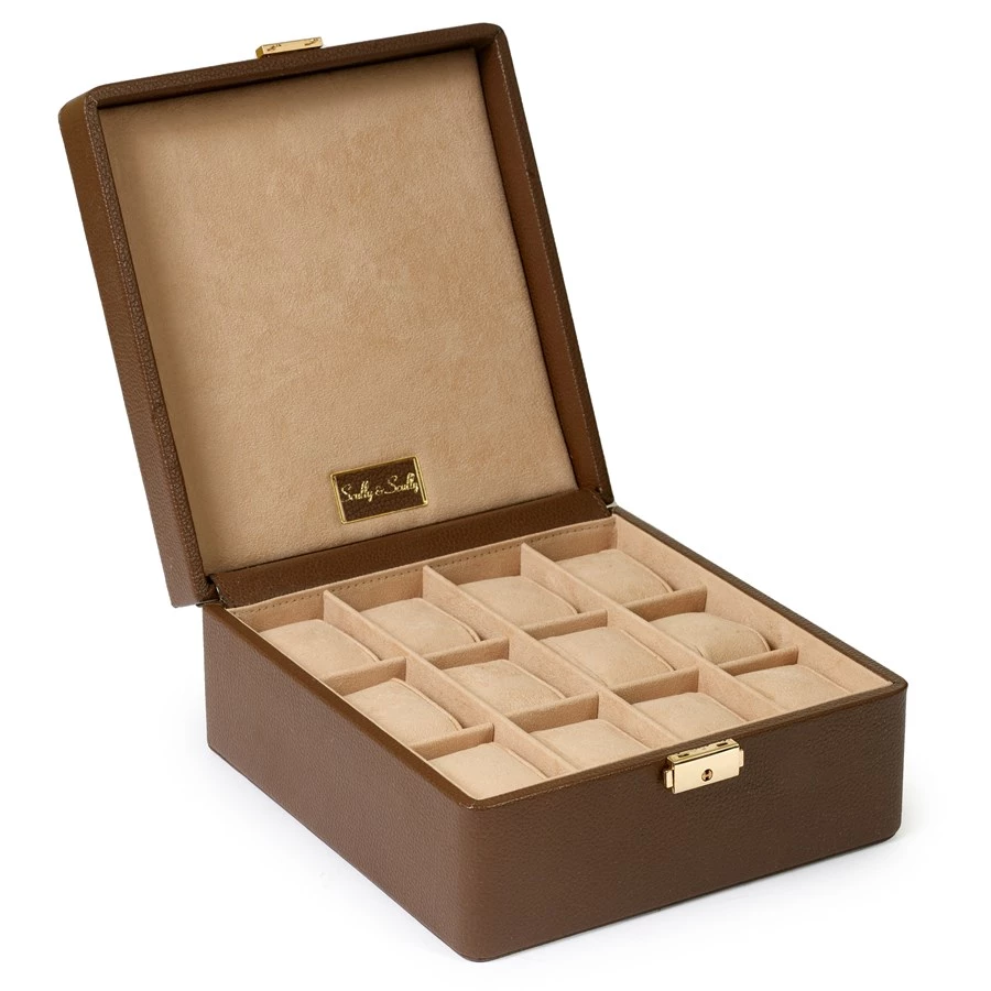 Scully & Scully Saffiano Leather Watchcase Boxes 3 Scully & Scully Saffiano Leather Watchcase Boxes - Image 3