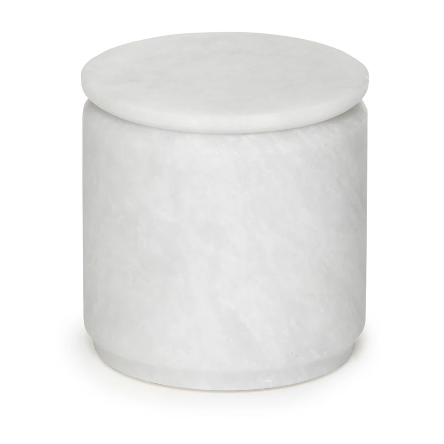 Scully & Scully Eris Pearl White Marble Bath Accessories 4 Scully & Scully Eris Pearl White Marble Bath Accessories - Image 4