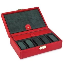 Scully & Scully Saffiano Leather Watch Case