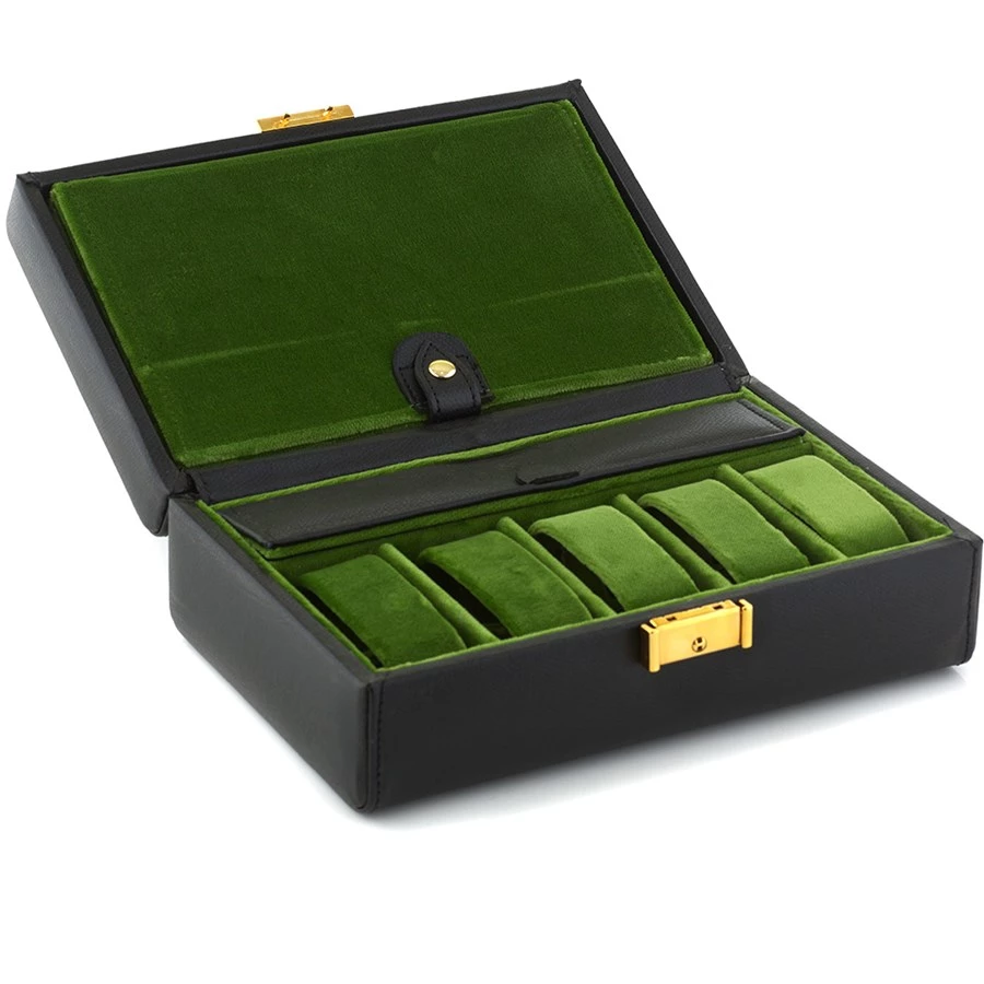 Scully & Scully Saffiano Leather Watch Case 3 Scully & Scully Saffiano Leather Watch Case - Image 3