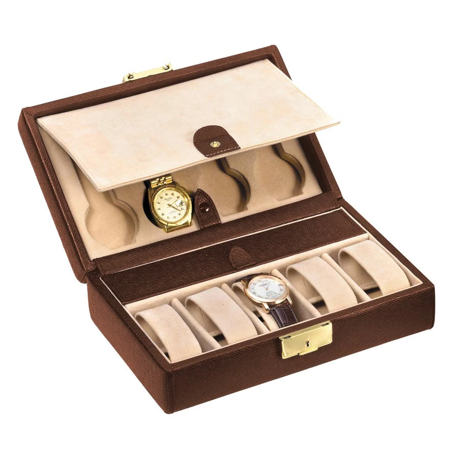 Scully & Scully Watch Case 10 Compartments 2 Scully & Scully Watch Case 10 Compartments - Image 2