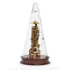 Scully & Scully Modern Mantel Clock, Mahogany Finish