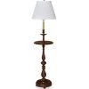 Scully & Scully Mahogany Floor Lamp