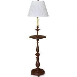 Scully & Scully Mahogany Floor Lamp