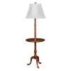 Scully & Scully Queen Anne Mahogany Floor Lamp