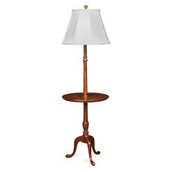 Scully & Scully Queen Anne Mahogany Floor Lamp