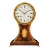 Scully & Scully Inlaid Mahogany Balloon Mantel Clock