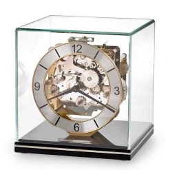 Scully & Scully Hudson Cube Mantel Clock, Black