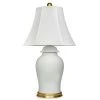 Scully & Scully Large White Jar Lamp