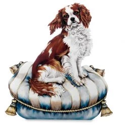 Scully & Scully Trompe L'Oeil King Charles Spaniel Firescreen