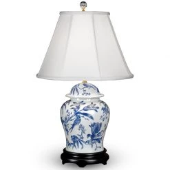 Scully & Scully Bird & Lily Porcelain Temple Jar Lamps -Home Decor Shop unnamed file 328