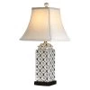 Scully & Scully Vine & Trellis Square Vase Lamps