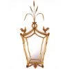 Scully & Scully Roosters & Wheat Gold Leaf Mirror