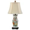 Scully & Scully Rose Famille Lamp With Carnelain Finial