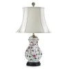 Scully & Scully Pink And Green Floral Jar Lamp