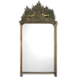 Scully & Scully Deer Who Ate My Hosta Mirror