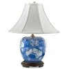 Scully & Scully Blue & White Floral Panels Lamp