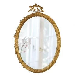 Scully & Scully Strawberry Jewel Oval Mirror