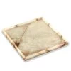Scully & Scully Square Light Green Onyx Trays