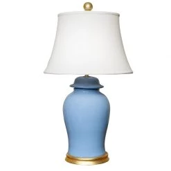 Scully & Scully Blue Vase Lamp