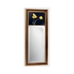 Scully & Scully Tulips Mirror With Black Background