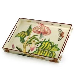 Scully & Scully Chelsea Lily Lacquered Tray