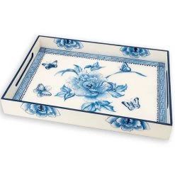 Scully & Scully Canton Flower Lacquered Tray
