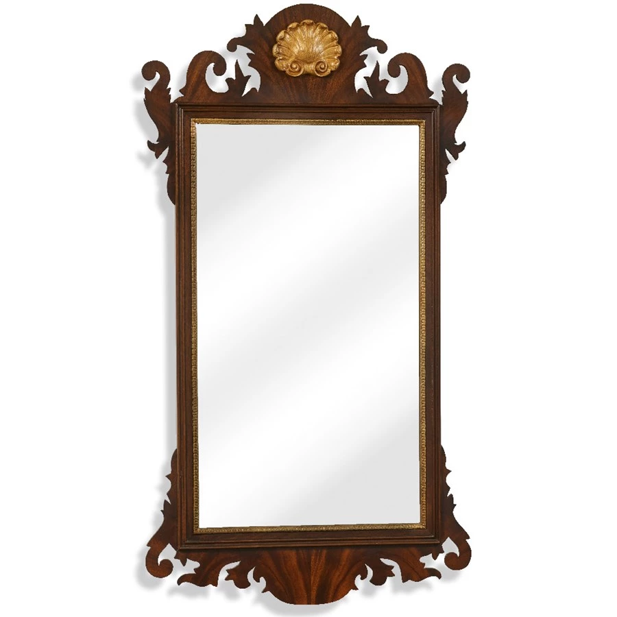 Scully & Scully Mahogany Chippendale Mirror 1 Scully & Scully Mahogany Chippendale Mirror
