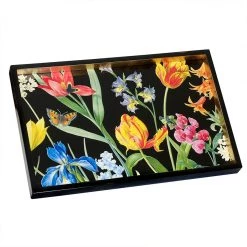 Scully & Scully Redouté Floral Lacquered Tray