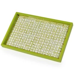 Scully & Scully Green Trellis Vanity Lacquered Tray