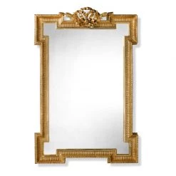 Scully & Scully Fluted Bow Mirror