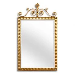 Scully & Scully Bennett Scroll Top Mirror