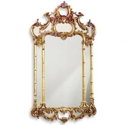 Scully & Scully Chippendale C-Scroll Mirror