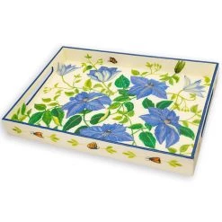 Scully & Scully Clematis Lacquered Tray