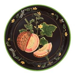 Scully & Scully Handpainted Melon Tole Tray