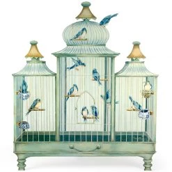 Scully & Scully Trompe L'Oeil Birdcage Firescreen
