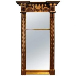 Scully & Scully Neoclassical Twin Twisted Column Mirror