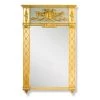 Scully & Scully Hepplewhite Mirror With Grey Panel