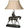 Scully & Scully Horse & Jockey Boy Sculpture Lamp
