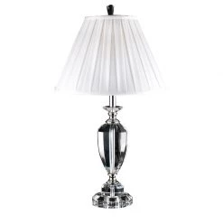 Scully & Scully Crystal Vase Lamp