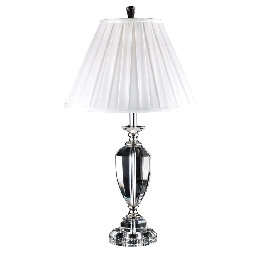 Scully & Scully Crystal Vase Lamp 1 Scully & Scully Crystal Vase Lamp