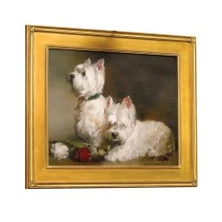 Scully & Scully Westies And Roses Giclee