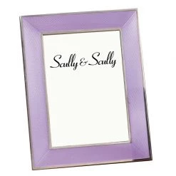 Scully & Scully Sterling Silver & Enamel Barley Frames 4" X 6" -Home Decor Shop unnamed file 633