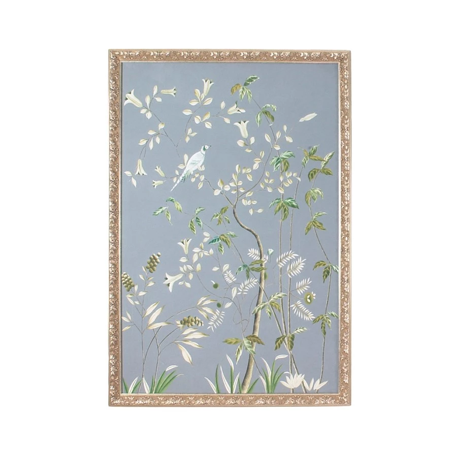 Scully & Scully Buckhead Watercolor Painting Silk Panels 1 Scully & Scully Buckhead Watercolor Painting Silk Panels