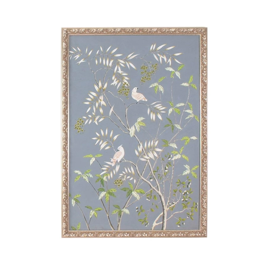 Scully & Scully Buckhead Watercolor Painting Silk Panels 2 Scully & Scully Buckhead Watercolor Painting Silk Panels - Image 2