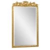Scully & Scully Antique Gold Laurel Crown Mirror With Bevel